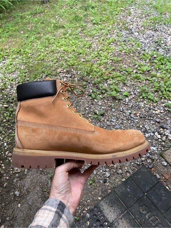 Timberland Premium 6” Waterproof Wheat Nubuck Boots 11